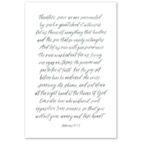 Running the Race, Hebrews 12 - 24" x 36" Large Wall Poster