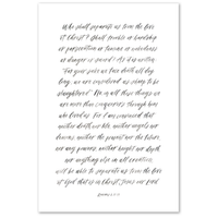 Love of Christ, Romans 8 - 24" x 36" Large Wall Poster