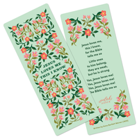 Jesus Loves Me Hymn Bookmark