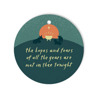 Hopes and Fears - Ceramic Christmas Ornament