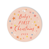 Baby's First Christmas - Milestone Keepsake Ceramic Christmas Ornament
