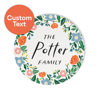 Custom Keepsake Ceramic Ornament: Garden