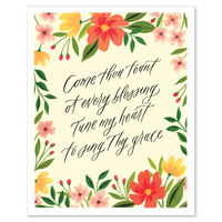 Come Thou Fount Hymn Art Print