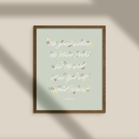Word of Our God Art Print