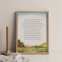 Psalm 23 Art Print
