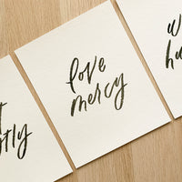 Act Justly, Love Mercy, Walk Humbly Print