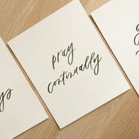 Rejoice Always, Pray Continually Print