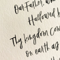 The Lord's Prayer Print