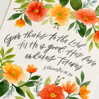 Give Thanks Art Print