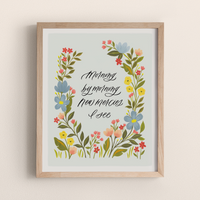 Great Is Thy Faithfulness Hymn Art Print