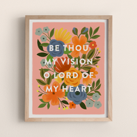 Be Thou My Vision Hymn Art Print