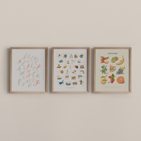 Bible Alphabet Art Print