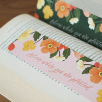 Bloom Where You Are Planted Bookmark
