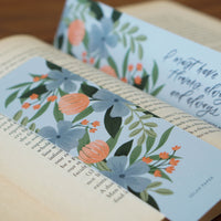 Monet Flowers Bookmark
