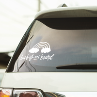 Rainbow Baby Car Decal