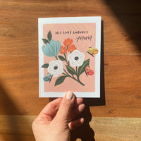 His Love Endures Forever Card