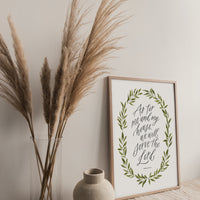 As For Me and My House Print