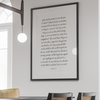 Love of Christ, Romans 8 - 24" x 36" Large Wall Poster