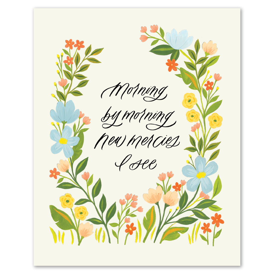 Great Is Thy Faithfulness Hymn Art Print