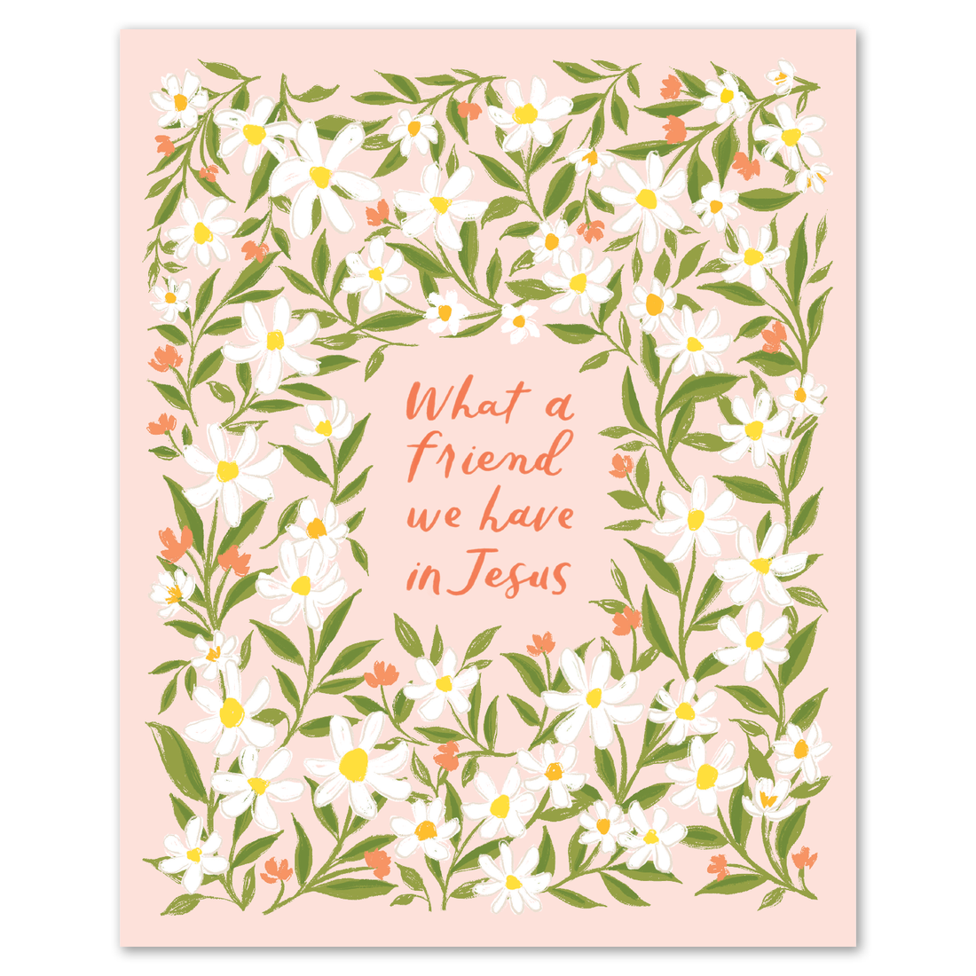 What a Friend We Have in Jesus Hymn Art Print