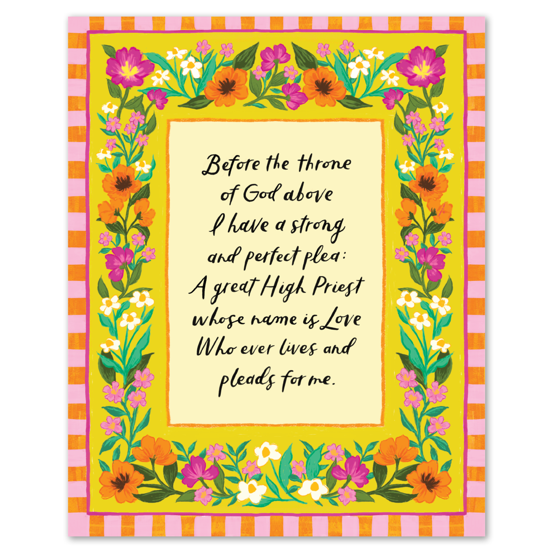 Before the Throne Hymn Art Print