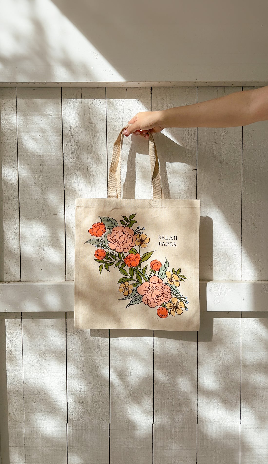 Market Flowers Tote Bag