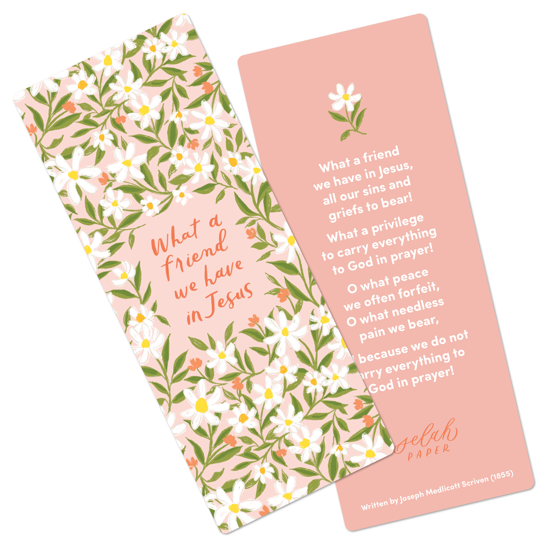 What a Friend We Have in Jesus Hymn Bookmark