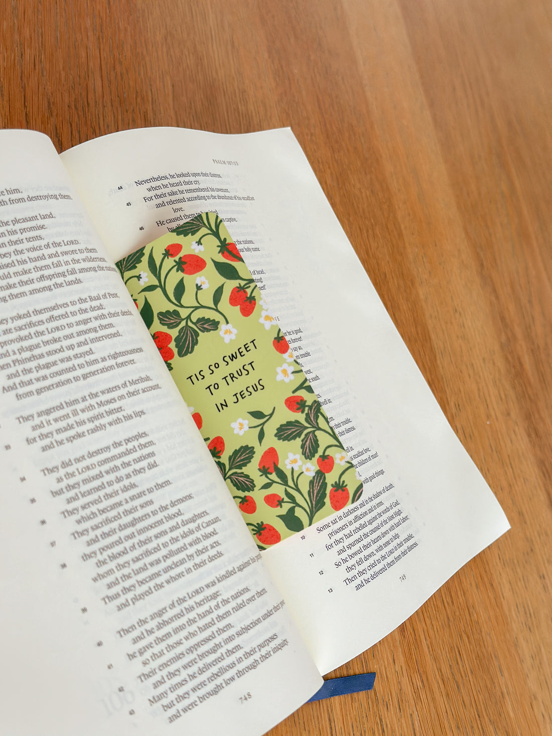 Tis So Sweet Hymn Bookmark