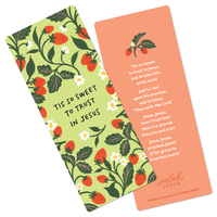 Tis So Sweet Hymn Bookmark
