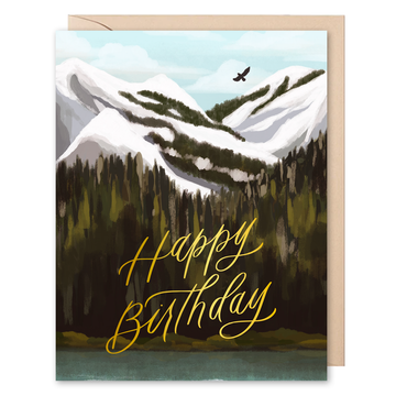 Epic Mountains Birthday Card