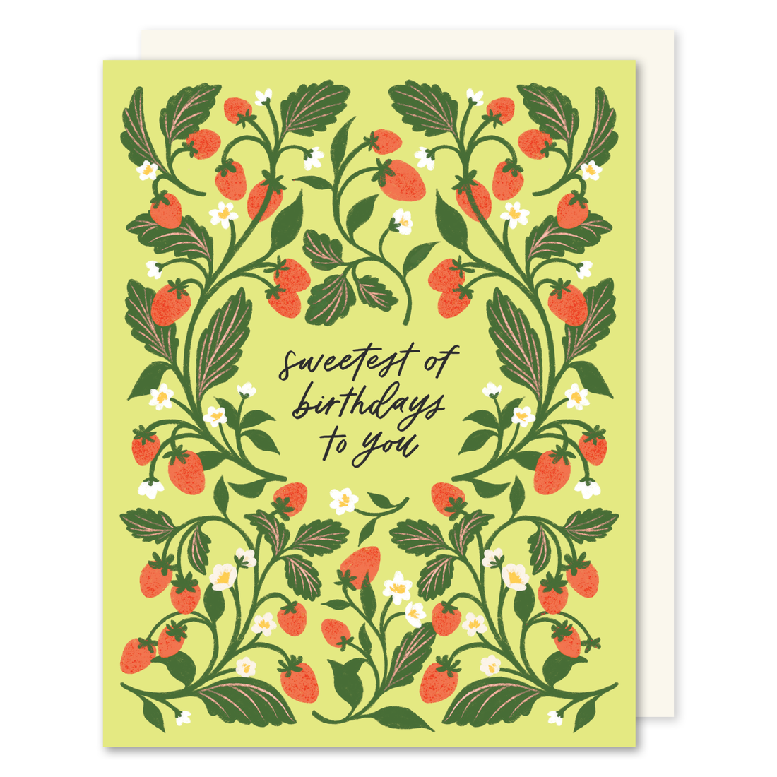 Sweet Strawberry Birthday Card