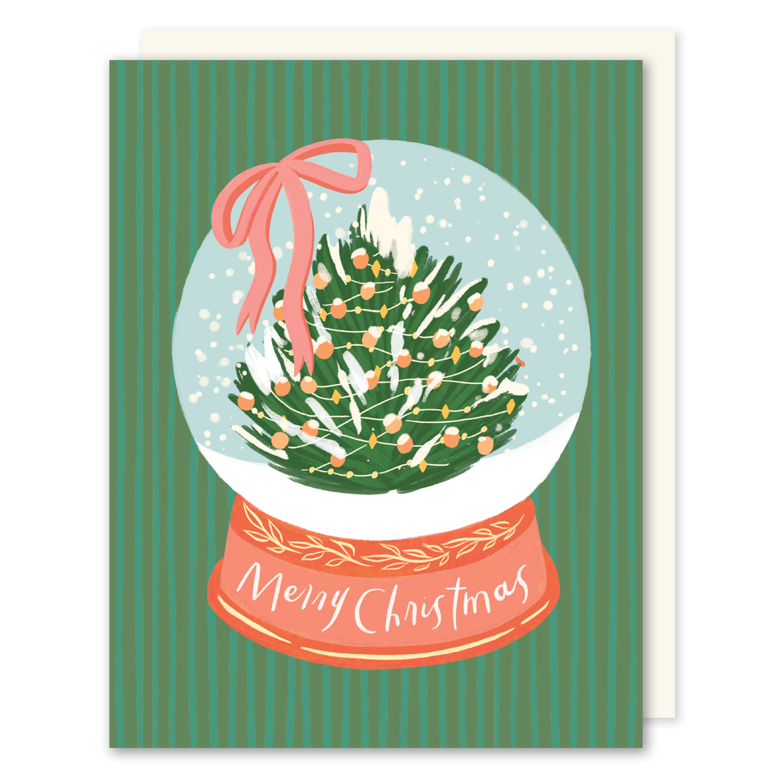 Snowglobe Christmas Card