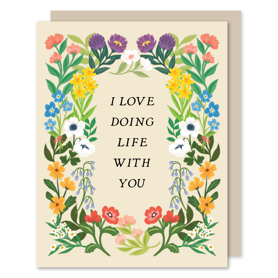 Love Doing Life With You Card