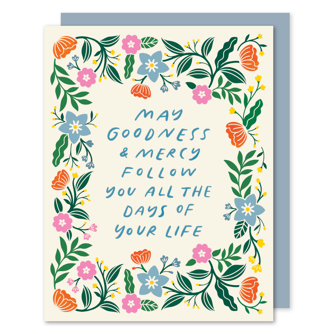 Goodness and Mercy Blessing Card