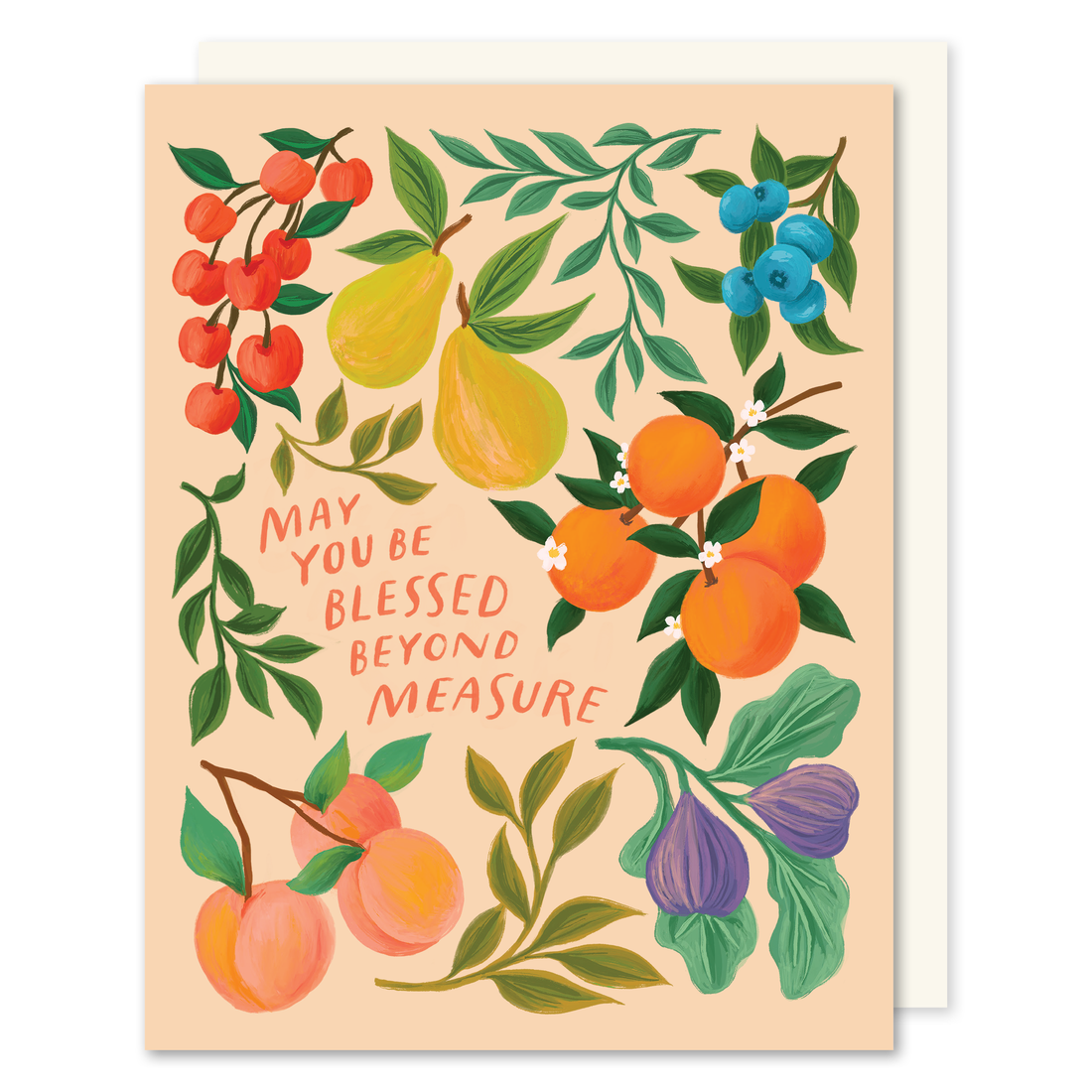 Blessed Beyond Measure Fruit Card