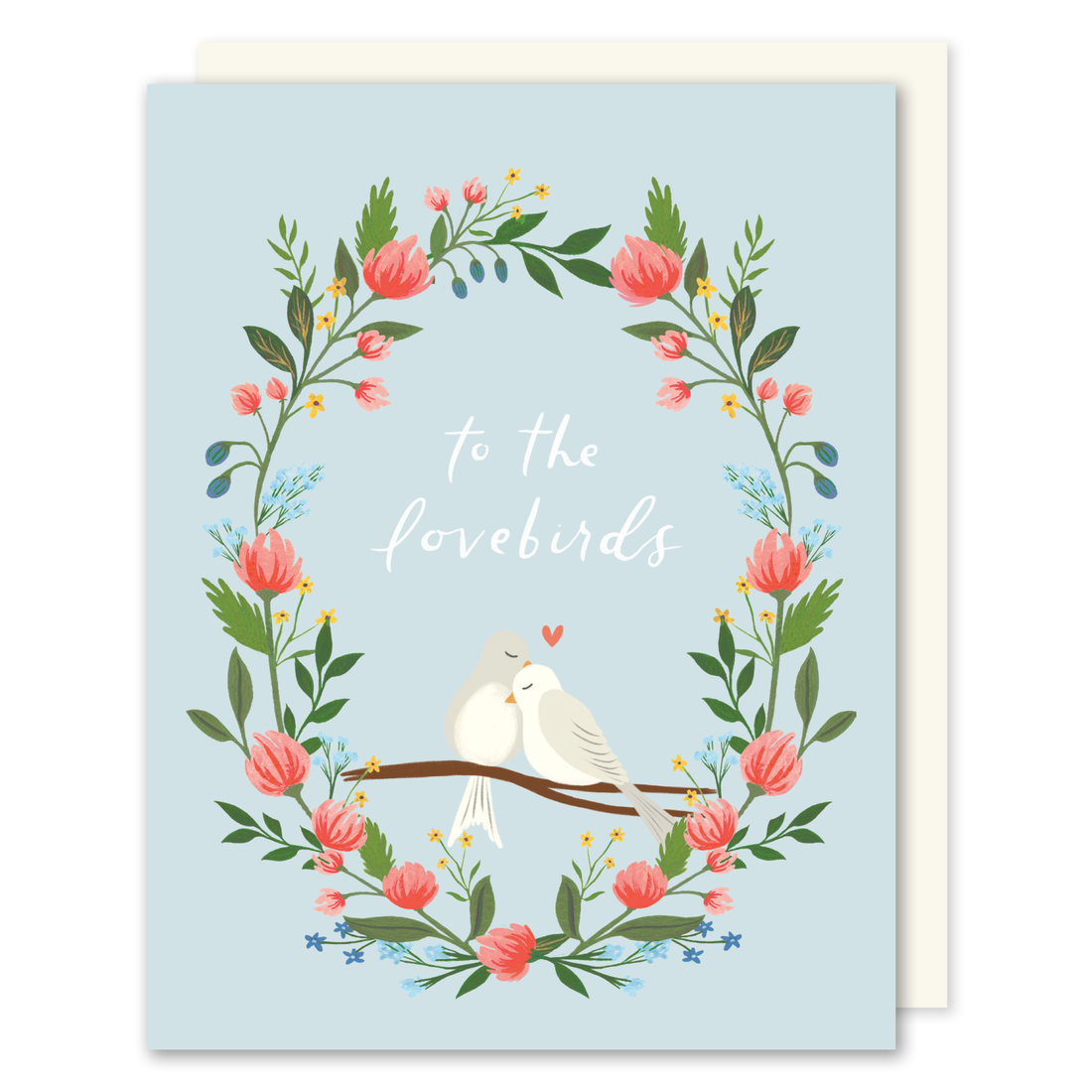 To the Lovebirds Love and Wedding Card