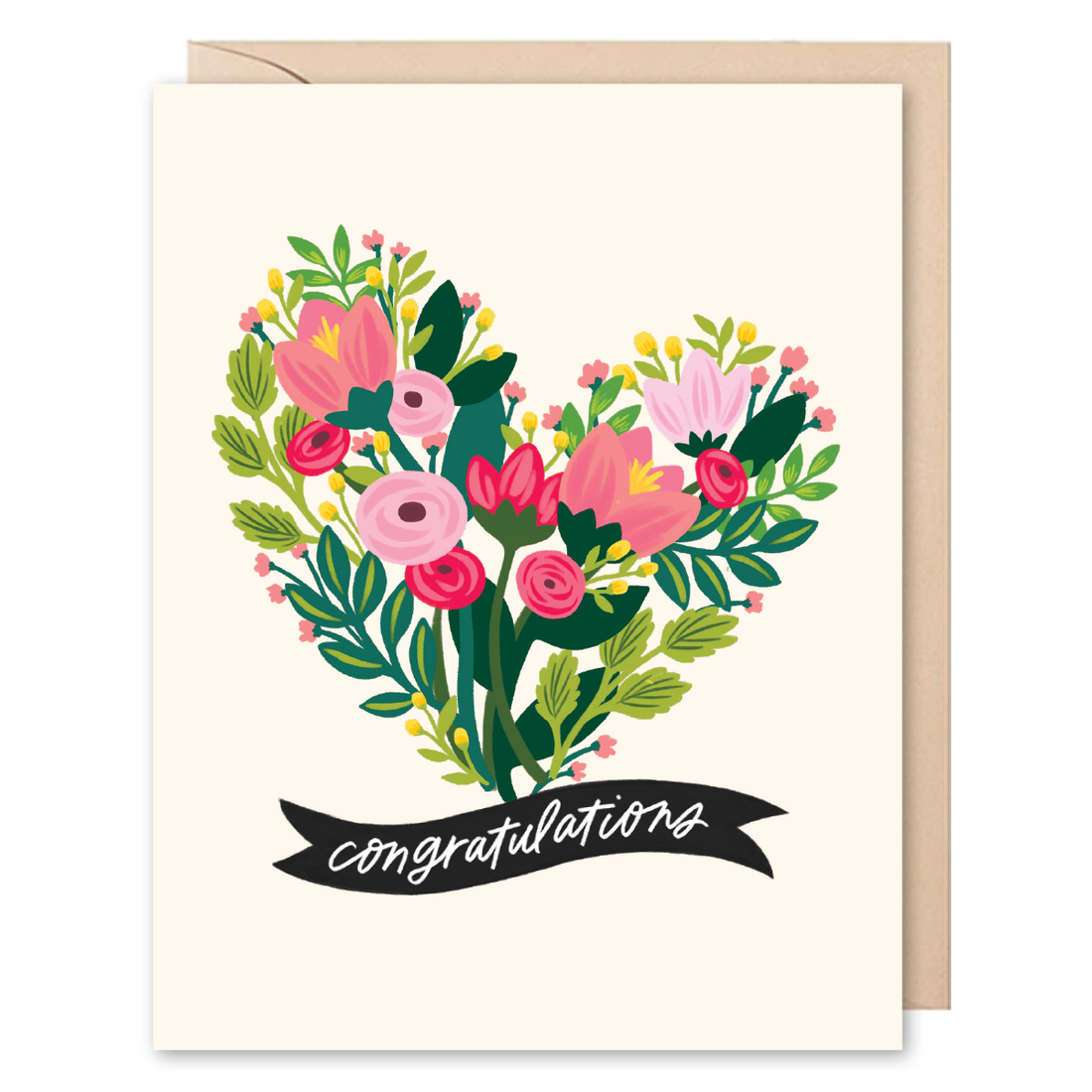 Congratulations Flower Card