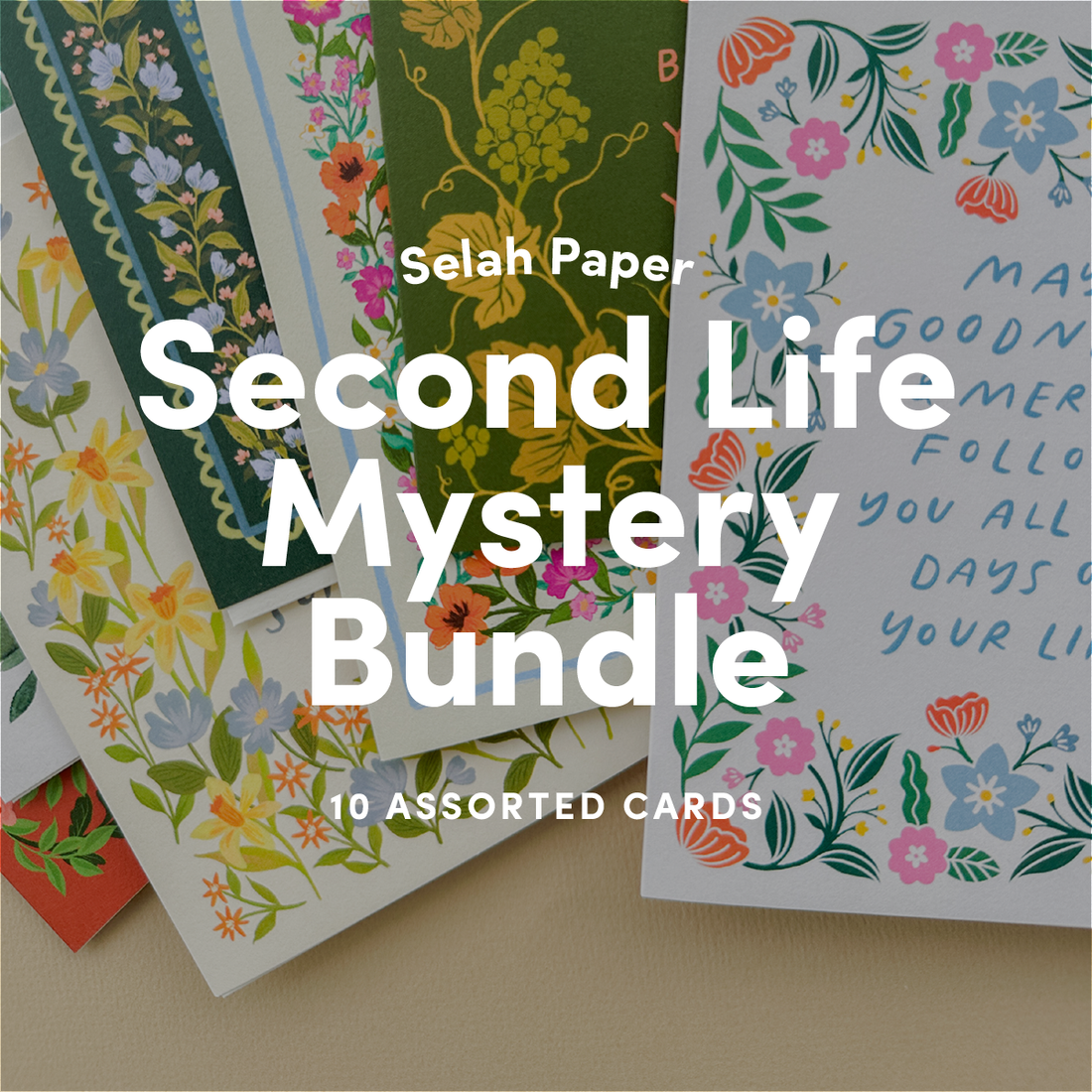 Second Life Mystery Bundle: 10 Assorted, Imperfect Cards