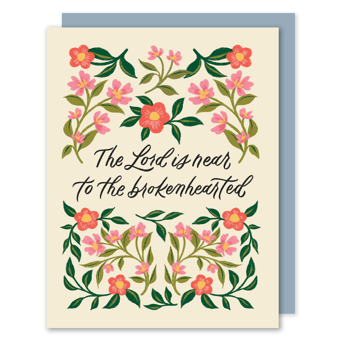 The Lord is Near to the Brokenhearted Sympathy Card