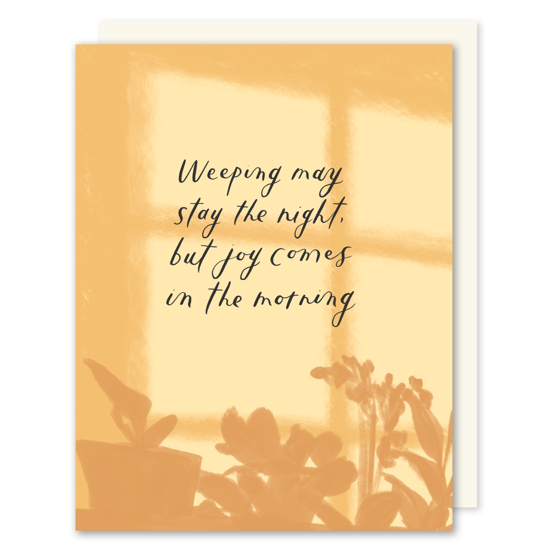 Joy Comes In the Morning Sympathy Card