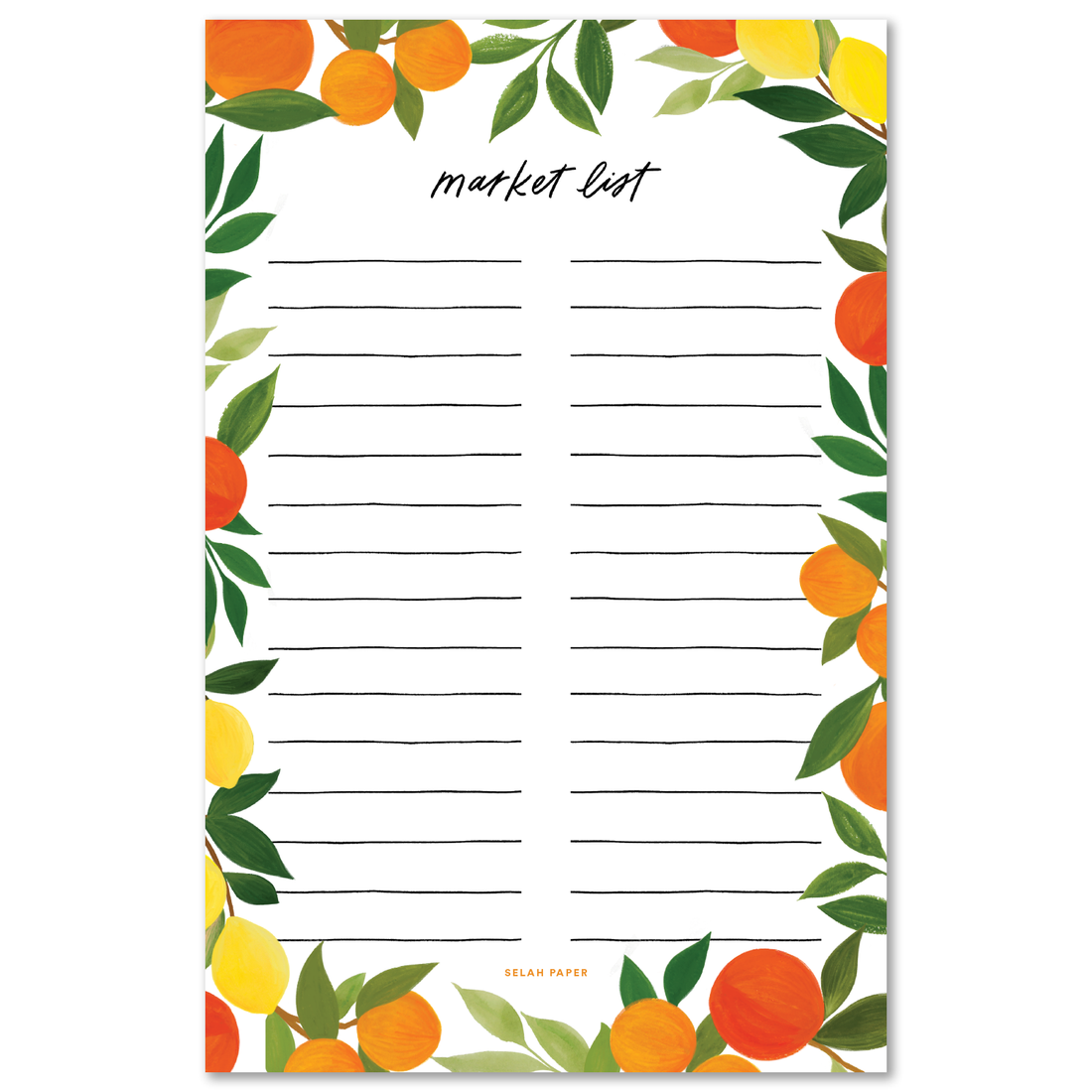 Lemons Market Notepad