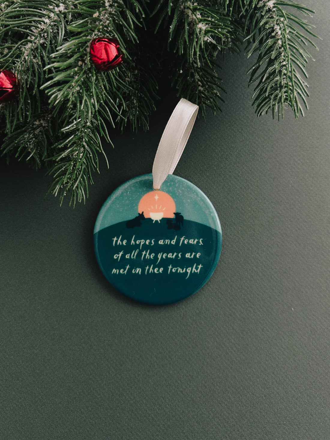 Hopes and Fears - Ceramic Christmas Ornament
