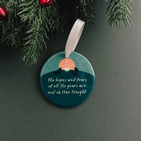 Hopes and Fears - Ceramic Christmas Ornament