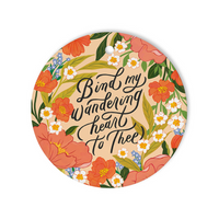 Bind My Wandering Heart to Thee - Ceramic Christmas Ornament