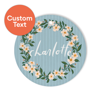 Custom Keepsake Ceramic Ornament: Fleur