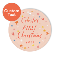 Custom Keepsake Ceramic Ornament: Stardust