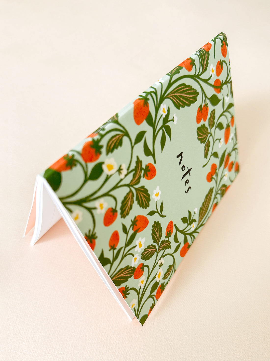 Strawberry Lined Notebook