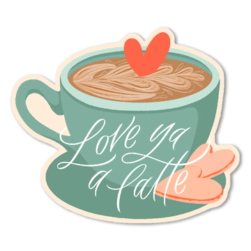 Love Ya Latte Sticker