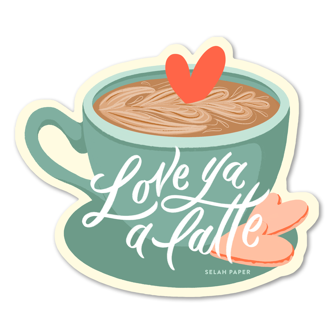 Love Ya Latte Sticker