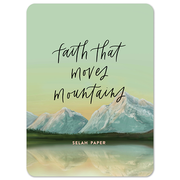 Faith That Moves Mountains Sticker